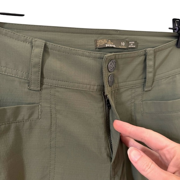 Prana Keeley Pant Forrest Green Size 10 - Picture 5 of 13